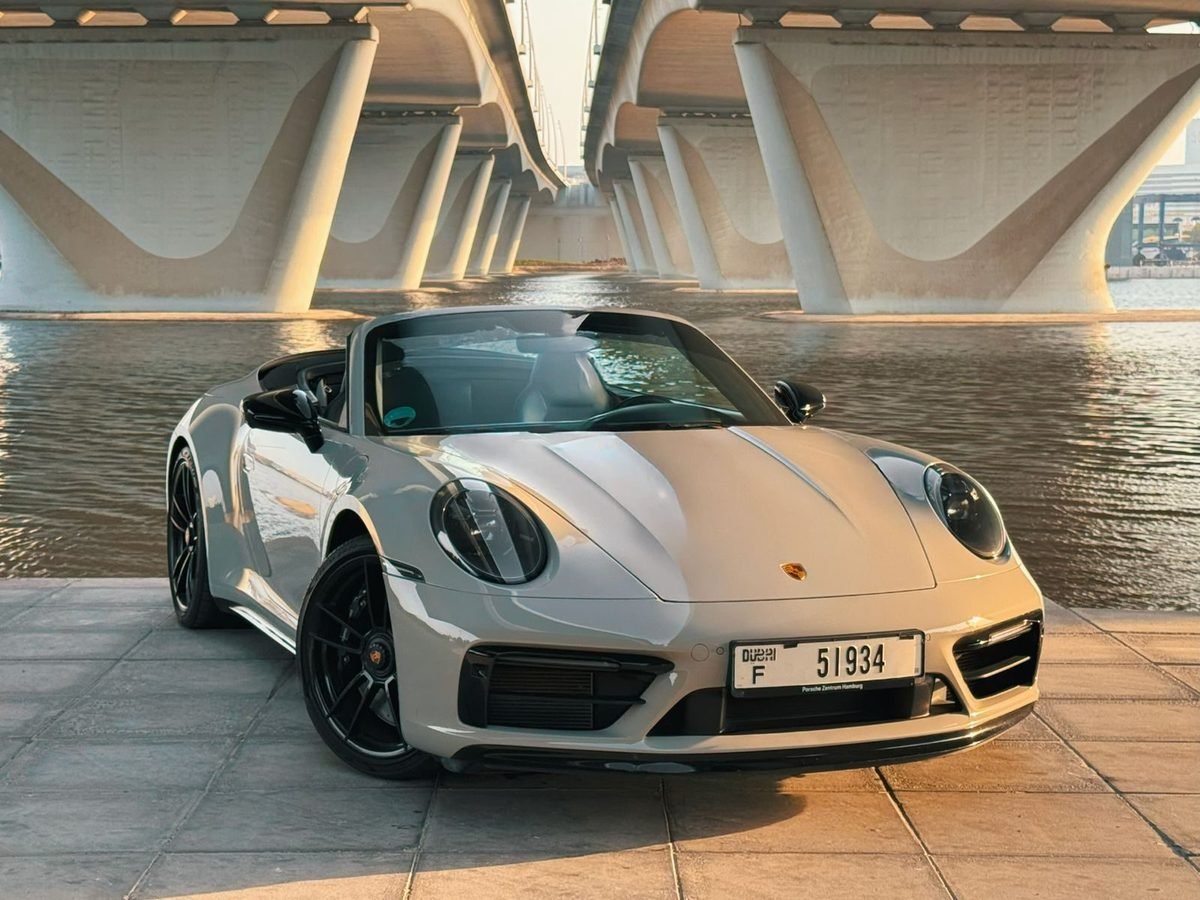 Porsche 911 white rental Dubai